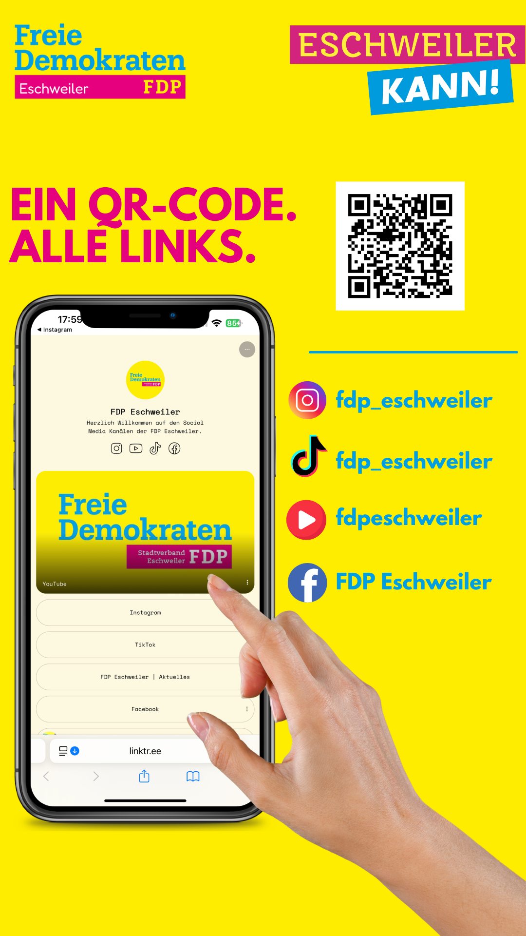FDP Eschweiler QR-Code