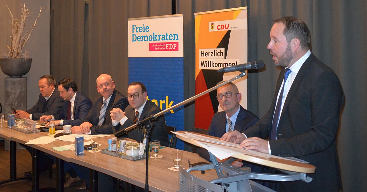 Mitgliederversammlung von CDU und FDP