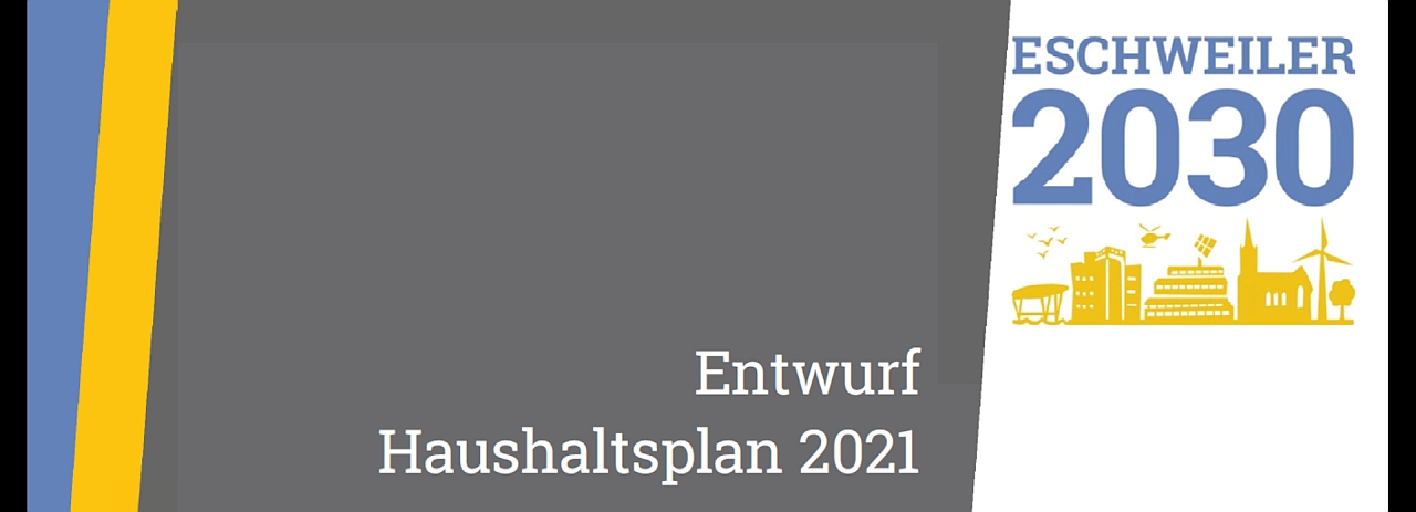 Haushaltsentwurf 2021