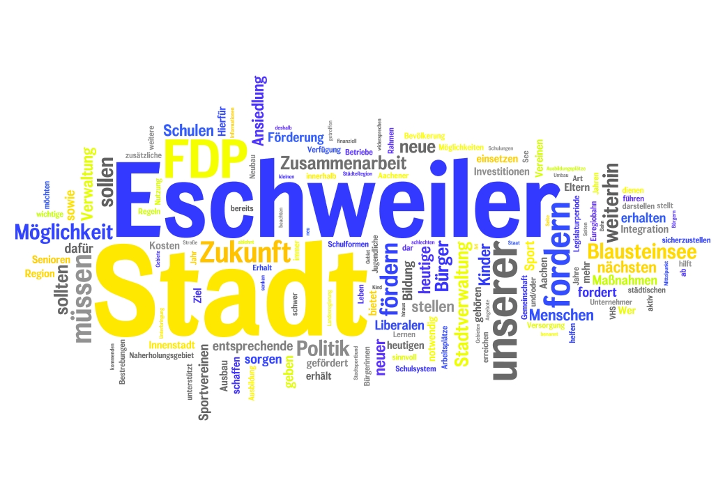 Kommunalwahlprogramm 2014 der FDP Eschweiler