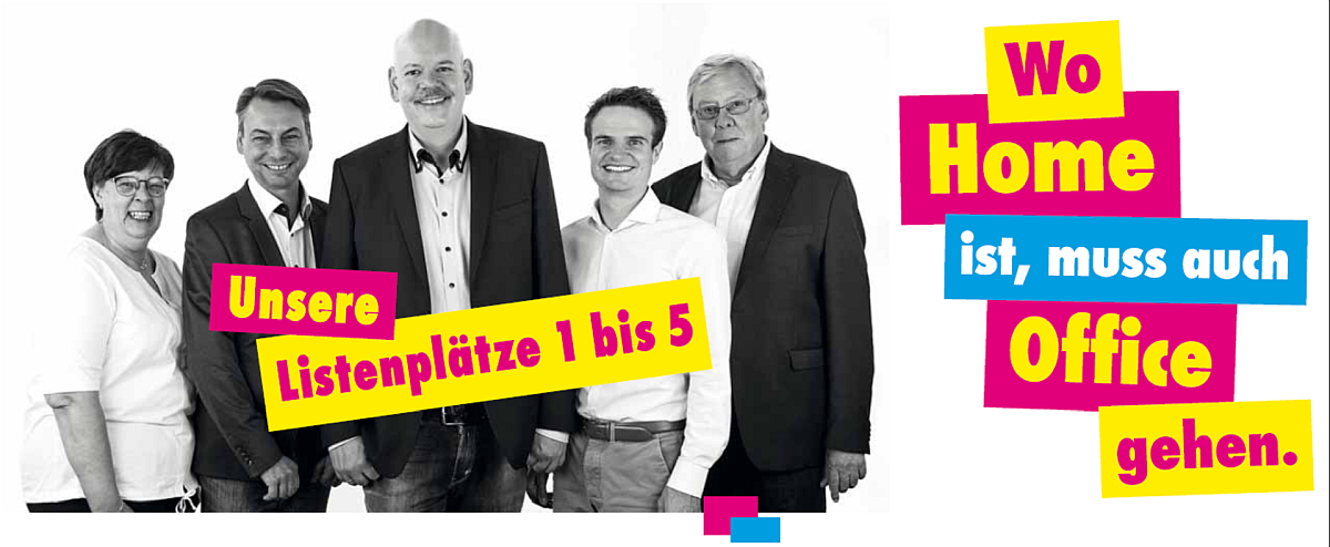 FDP Eschweiler: Unsere Listenplätze 1 bis 5