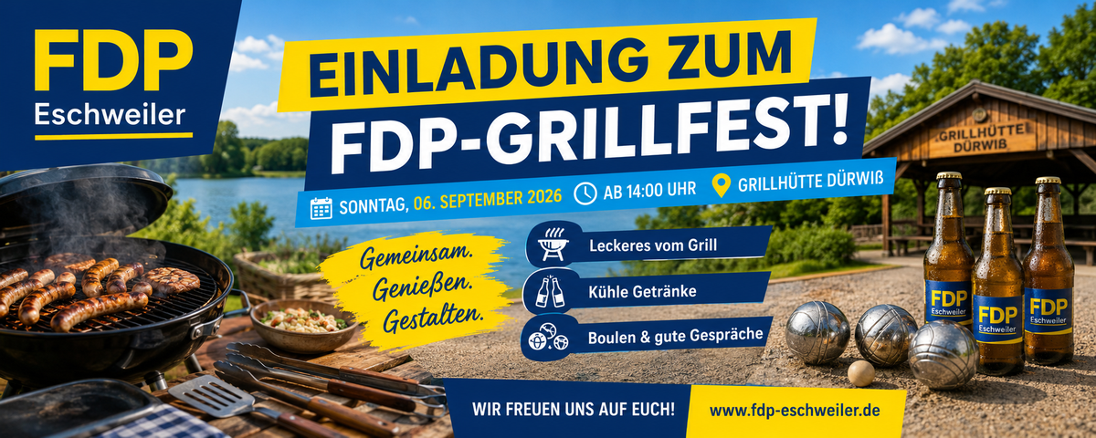 Einladung: FDP-Grillfest 2026